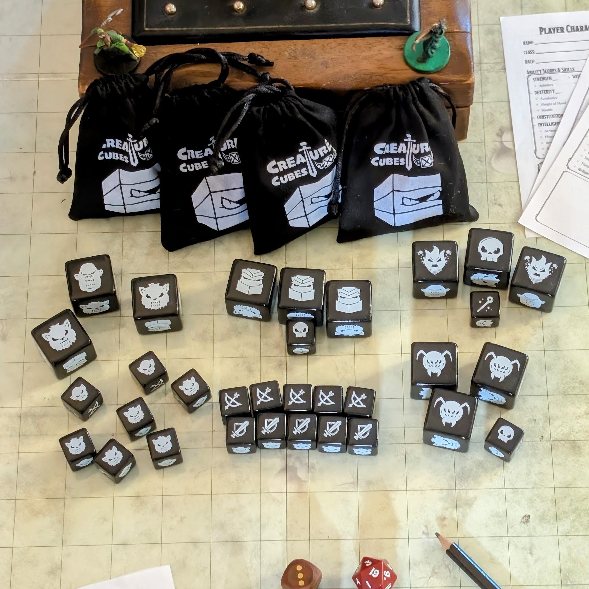 Creature Cube Minis - "Core Creatures" Set