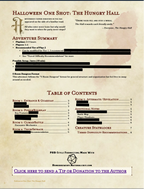2025 Halloween One Shot: "The Hungry Hall" (D&D 5e)